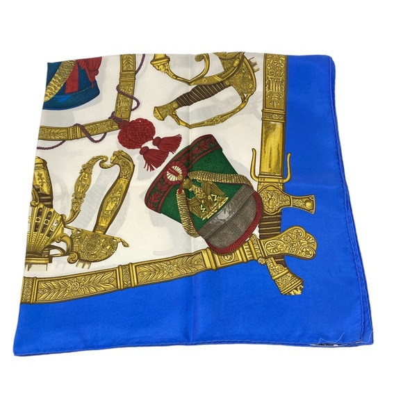 Hermes Vintage Scarf Carre 90”GRAND UNIFORME”by Joachim Metz - Picture 9 of 16